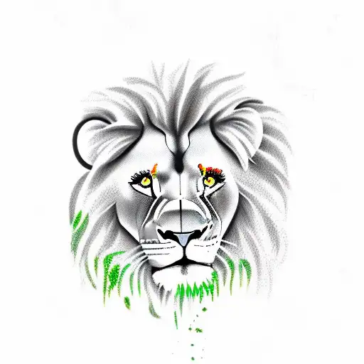 Olive Tree With Lion