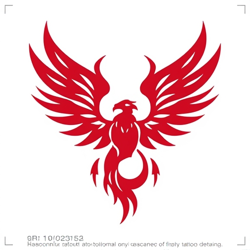 Crimson Wings of Nightfall Tattoo idea