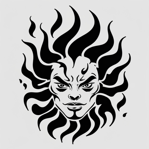 Crimson Sun’s Fire Tattoo idea