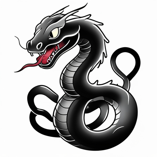 Crimson Path of the Serpent Tattoo idea