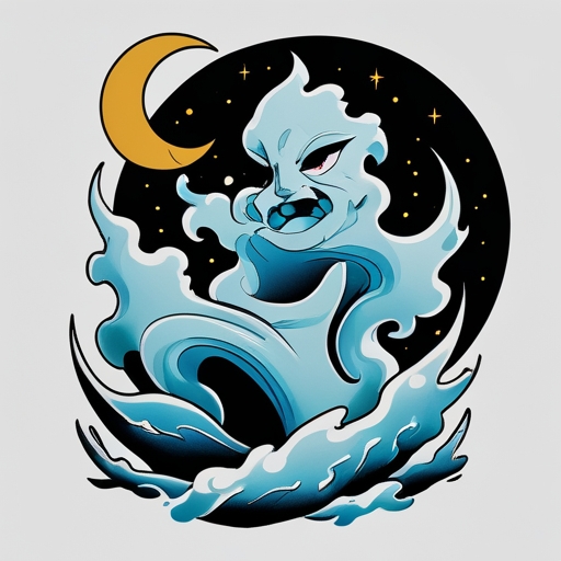 Moonlit Frost Tattoo idea