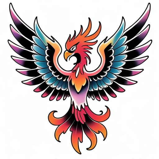 Wings of the Phoenix Tattoo idea