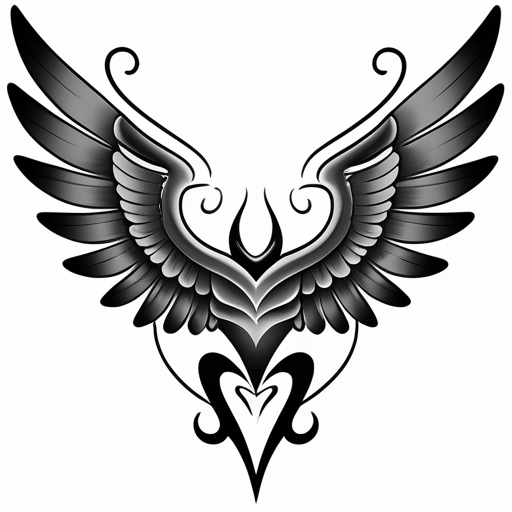 Wings of Fate Tattoo idea