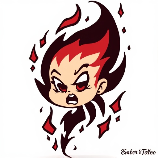 Ember’s Rage Tattoo idea