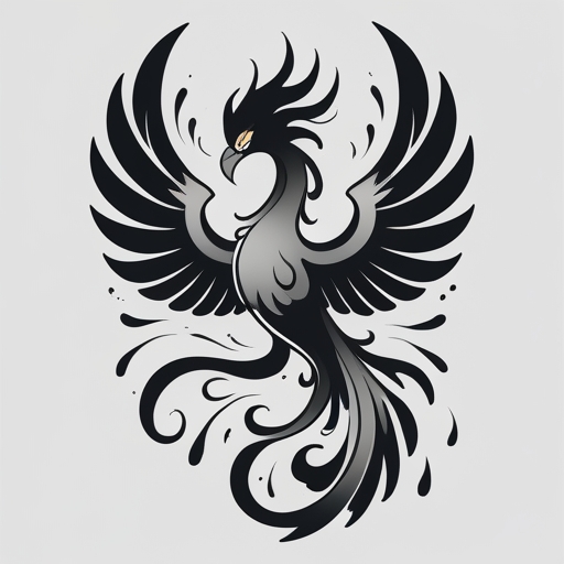 Tears of the Vengeful Phoenix Tattoo idea