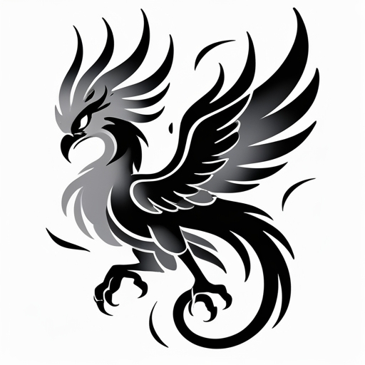 Silver Phoenix’s Shadow Tattoo idea