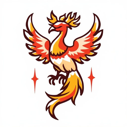 Whispers of the Sacred Phoenix’s Fire Tattoo idea