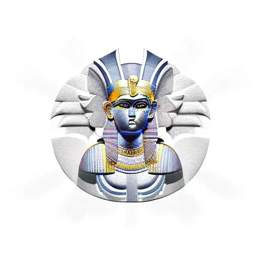 Combine Elements Of Greek And Egyptian Mythology In A Minimalist Design