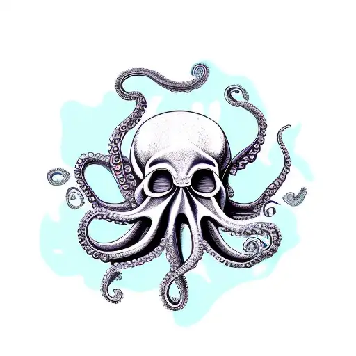 Octopus In Skull