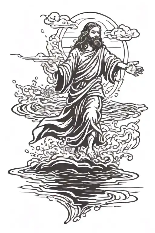 Jesus Walking On Water