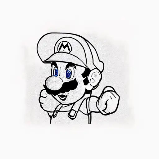 Super Mario With Dreads
