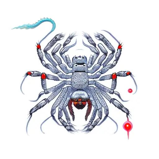 Giant Spider Kills Dragon