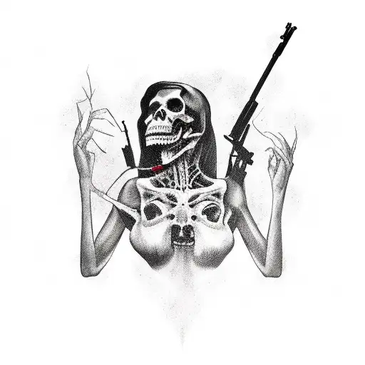 Dead Witch And Ak - 74 And Big Guns