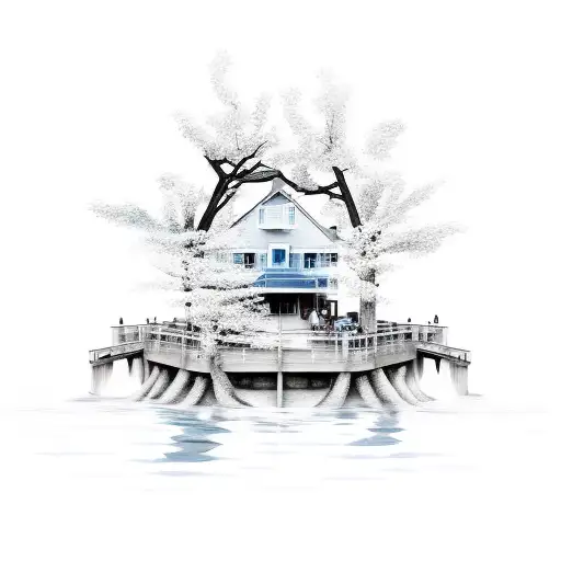 Forrest Reflected In Water