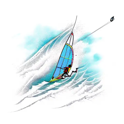 Leo With Windsurfing