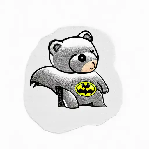 Batman Riding A Bear