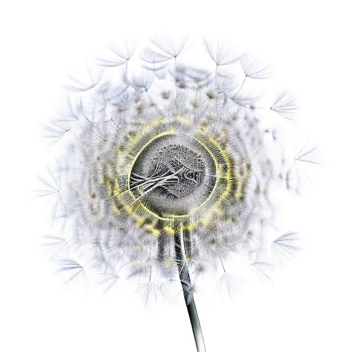 Music And Dandelion Flower