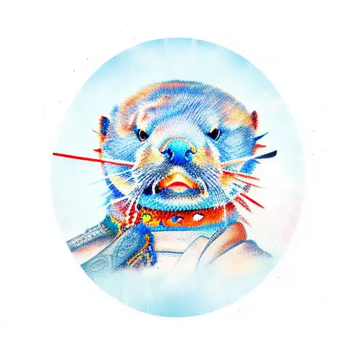 Samurai Blue Sea Otter