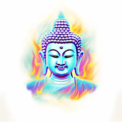 Buddha And Fire