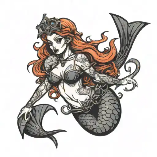 Gothic Sexy Mermaid
