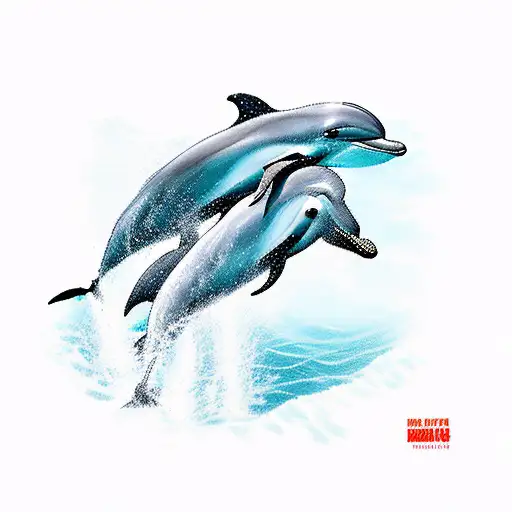 Dolphin Jumping Out Of The Water