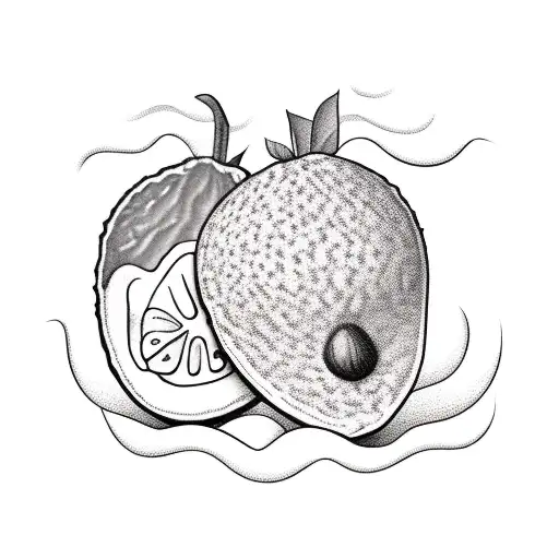 Two Parts Of Avocado In Love Cartoon Style