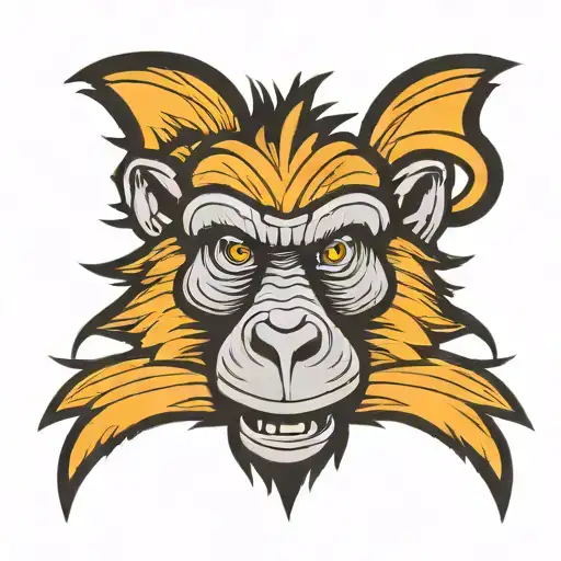 Cartoon Baboon Logo