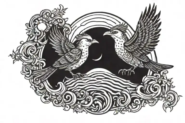 Bird And Sun Sea Never Made