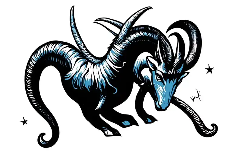 Capricorn Sign With The Name Of Srianand