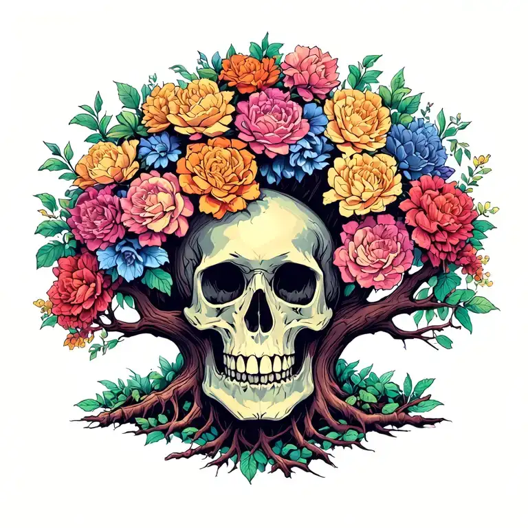 Skull Tree Of Life
