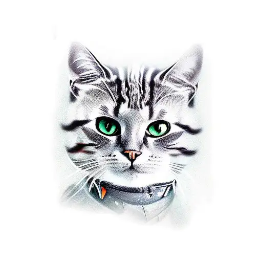 Head Cat Pierced Katana