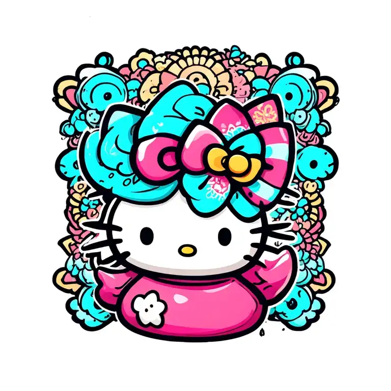 Rubber Duck Hello Kitty