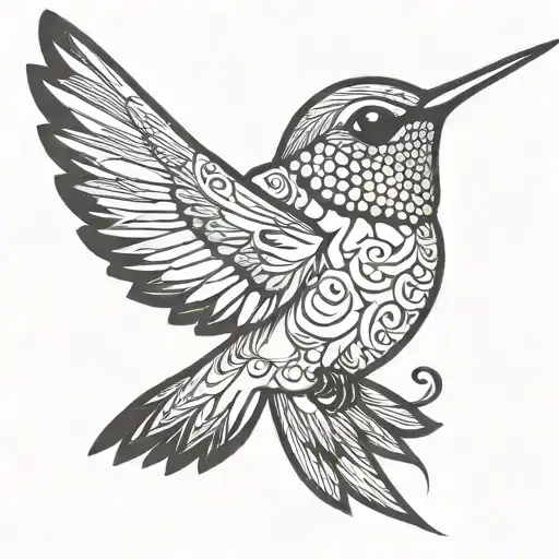 Hummingbird Hovering