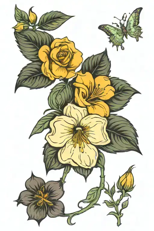 February August October Birth Flower