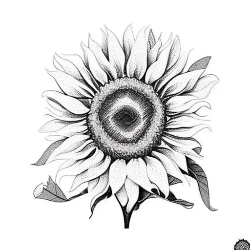 Sunflower With Strawberries And Strawberry Flowers