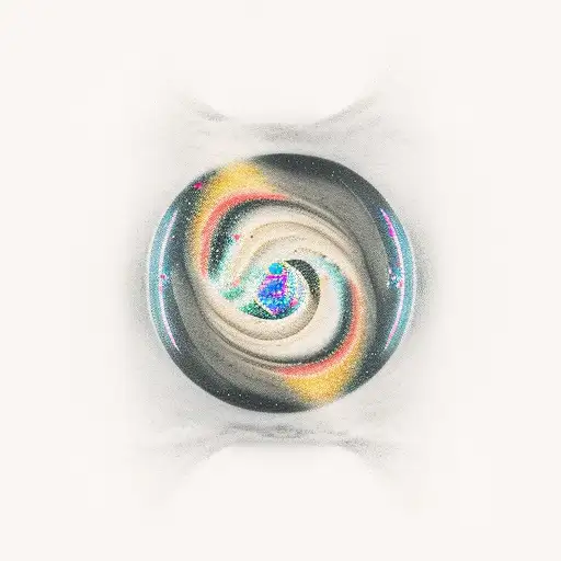 Sand Flows From An Hourglass Into A Black Hole