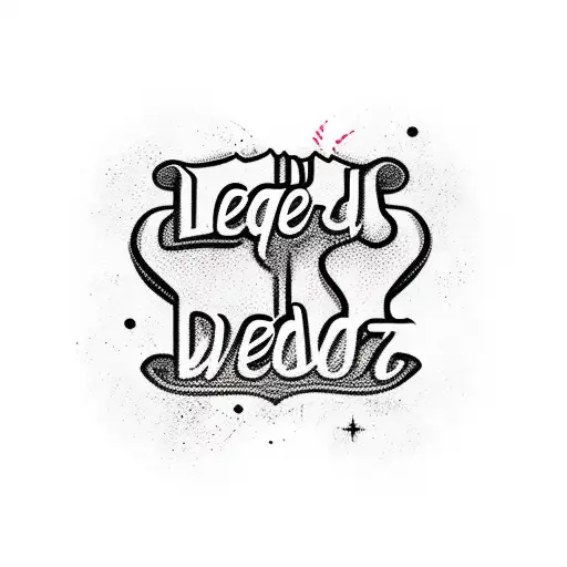 Legends Never Dies 999 Lettering