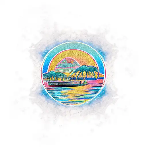 Nile River In The Sun