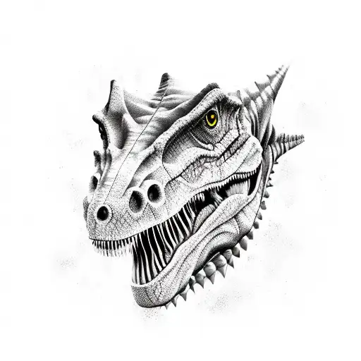 Dinosaur Raptor Head