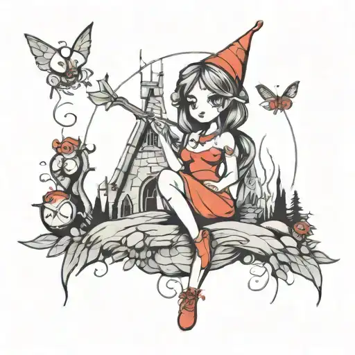 Fairy Tale Free Hand Minimalist