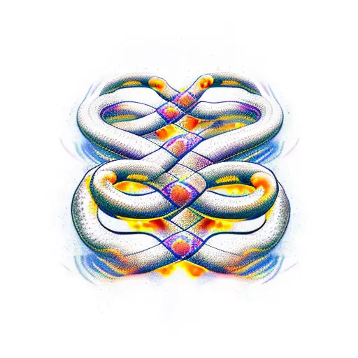 Infinity Snake Flames