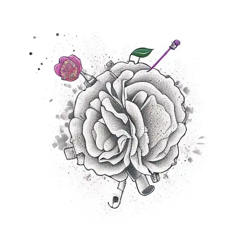 Cinta De Cancer De Pancreas Con Flores Margaritas