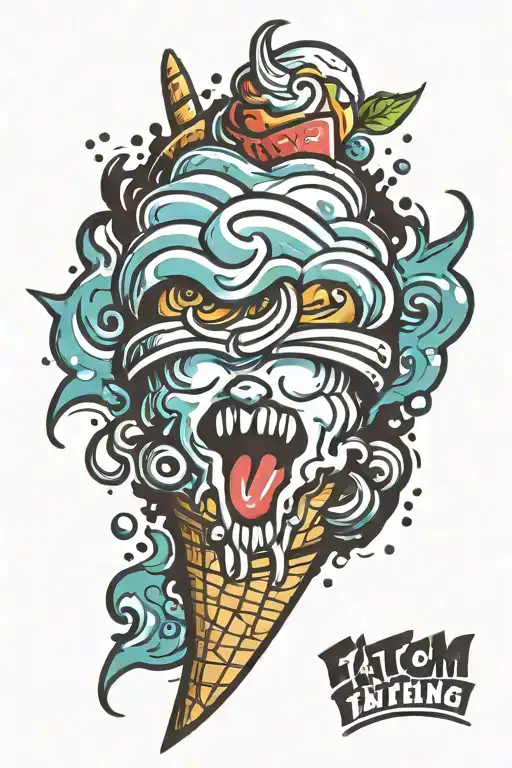 Cartoon Icecream Cone