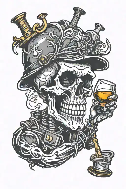 Drinking Skull