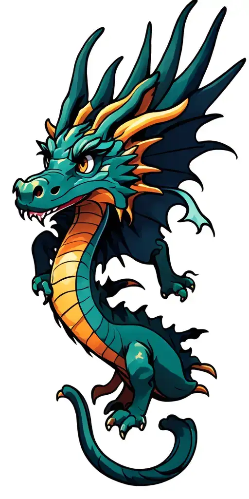 Stunning Dragon Flying