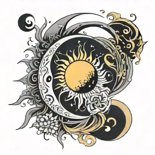 Moon And Sun Yin Yang