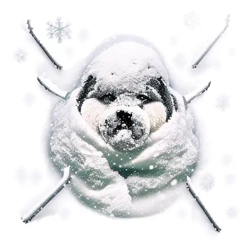 The Word Snow In Graffiti