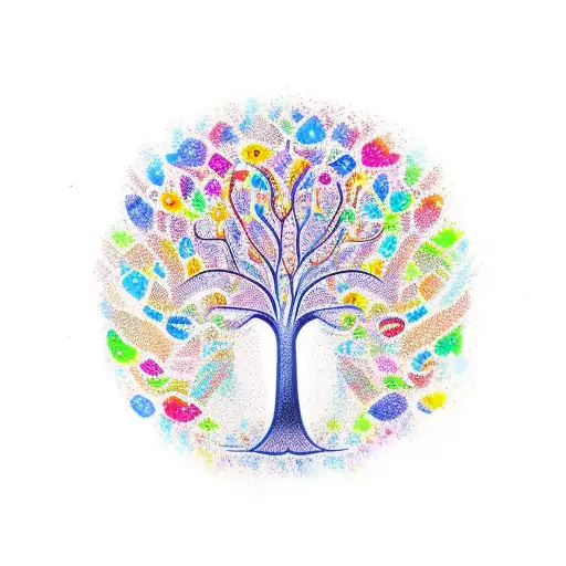 Tree Of Life With Letter A And L Included