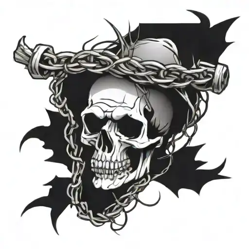 Skull Branch Barbed Wire