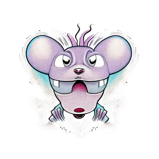 Courage The Cowardly Dog Cut In Half